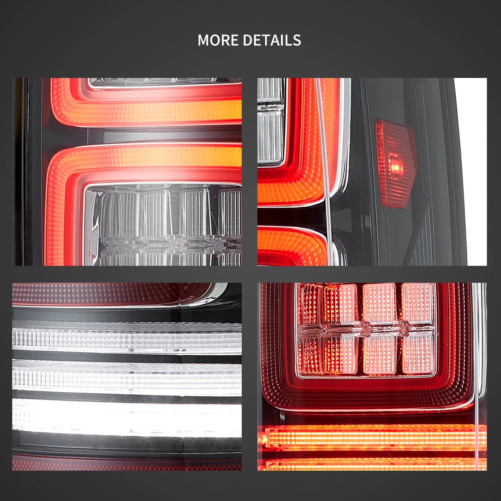 14-18 Chevrolet Silverado Vland II LED bakljus med Dynamic Welcome Lighting - 5
