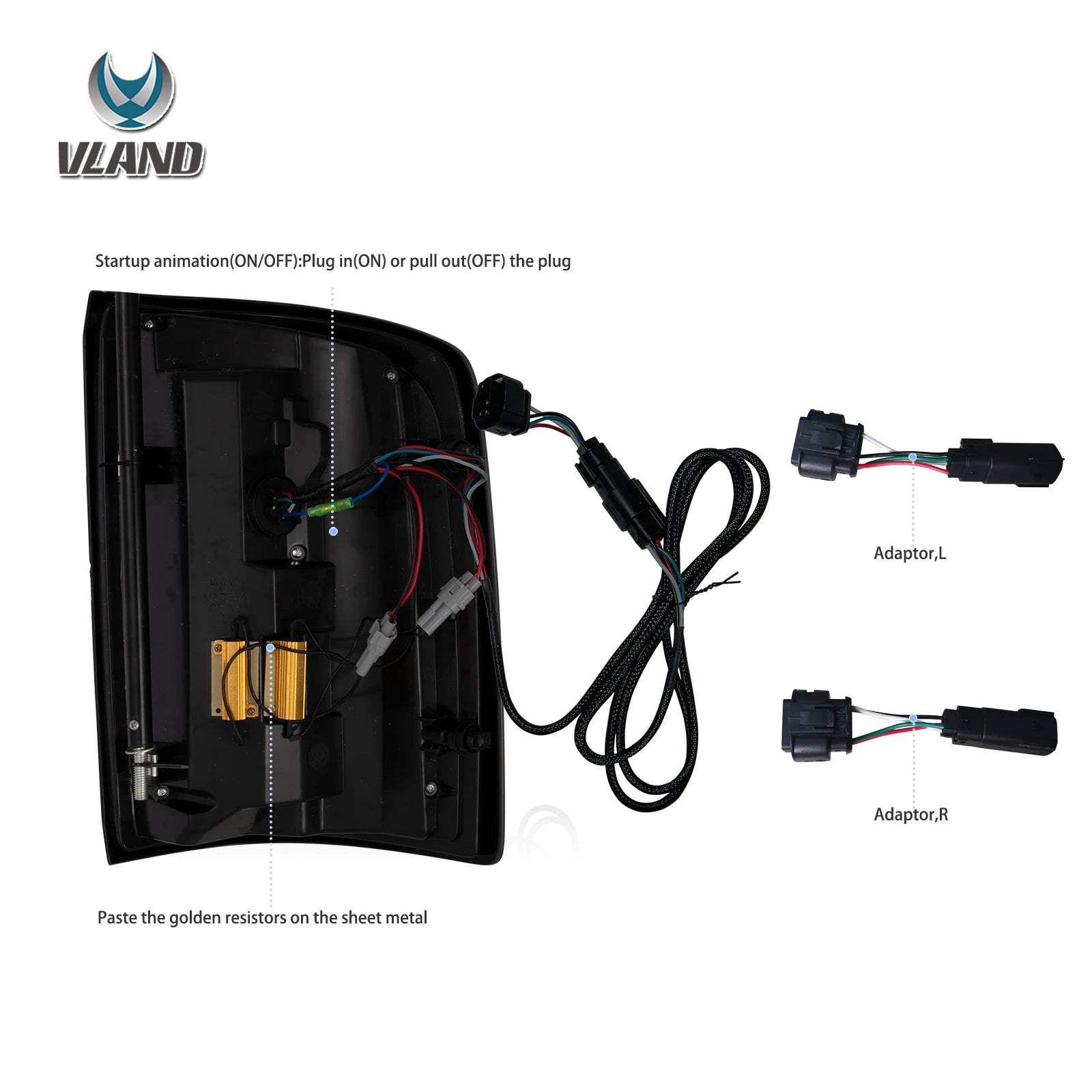 14-18 Chevrolet Silverado Vland II LED bakljus med Dynamic Welcome Lighting - 7