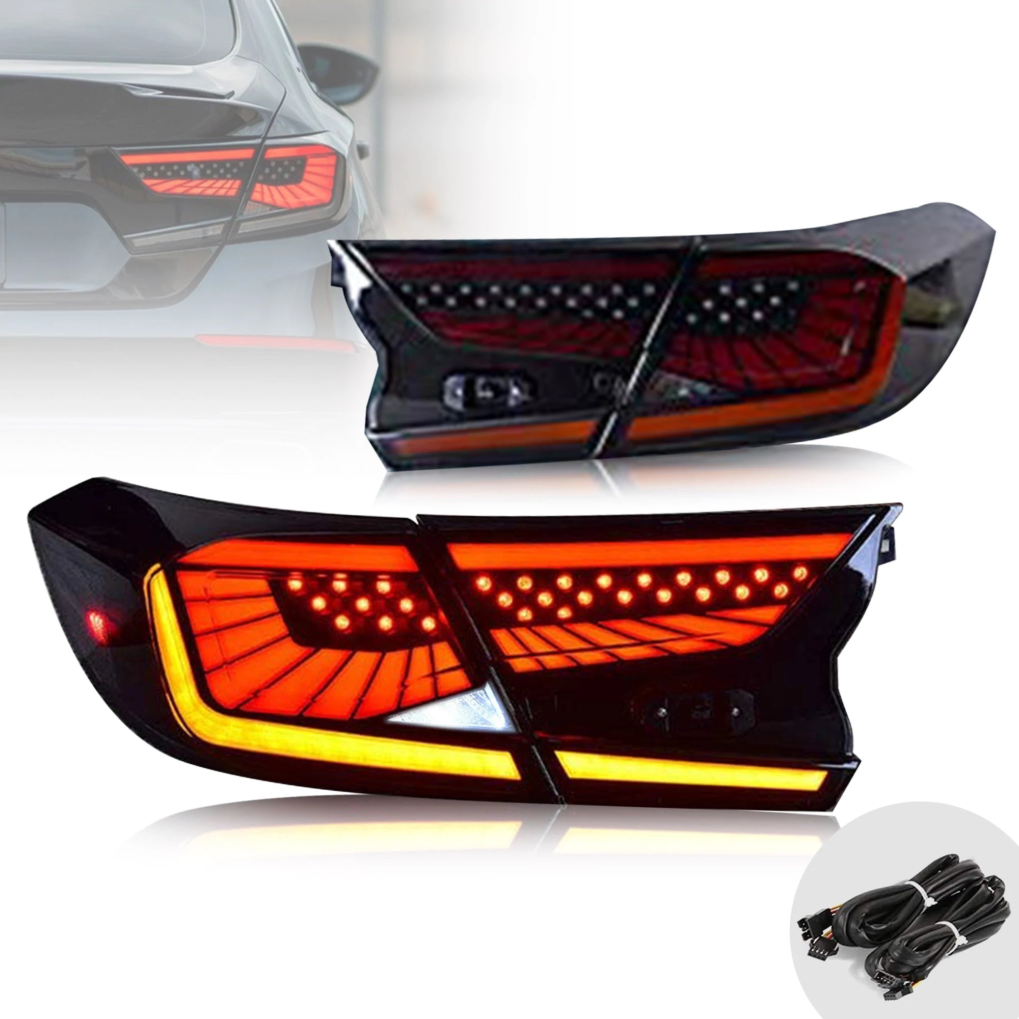VLAND Carlamp LED bakljus för Honda Accord 10th Gen 2018-2021