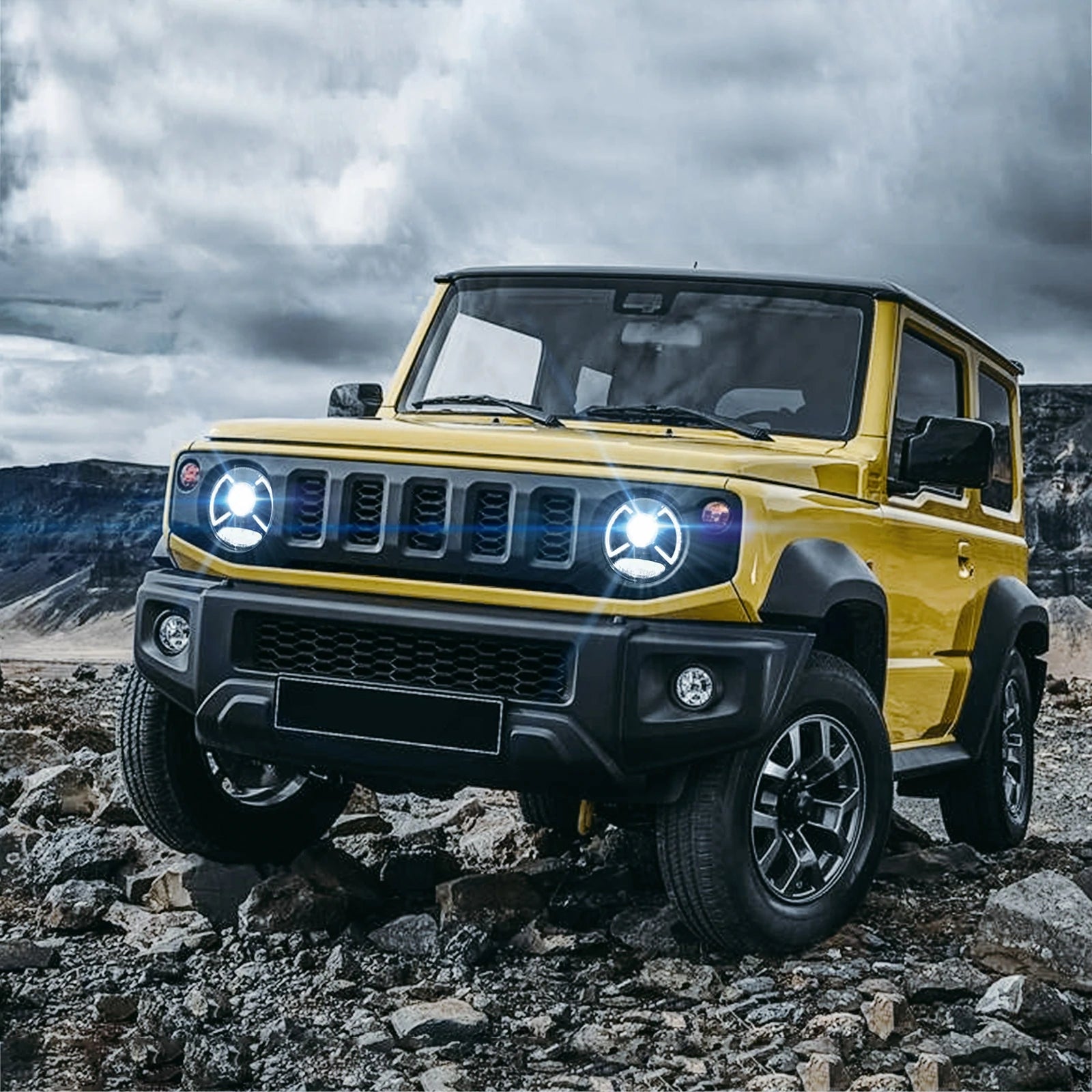 VLAND Carlamp LED Projector strålkastare för Suzuki Jimny 2019-2023 - 8