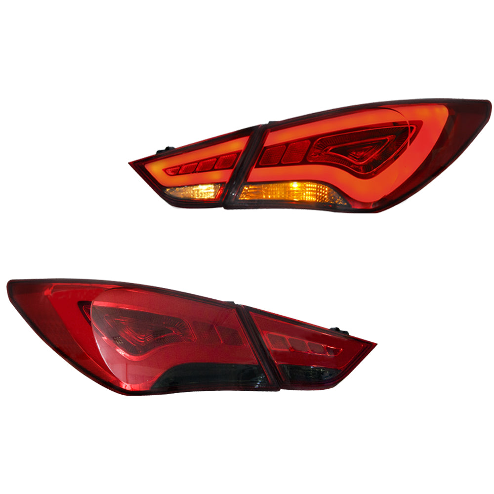 VLAND Carlamp Full LED bakljus för Hyundai Sonata 6th Gen Sedan 2011-2014 ABS, PMMA, GLASS Material - 3
