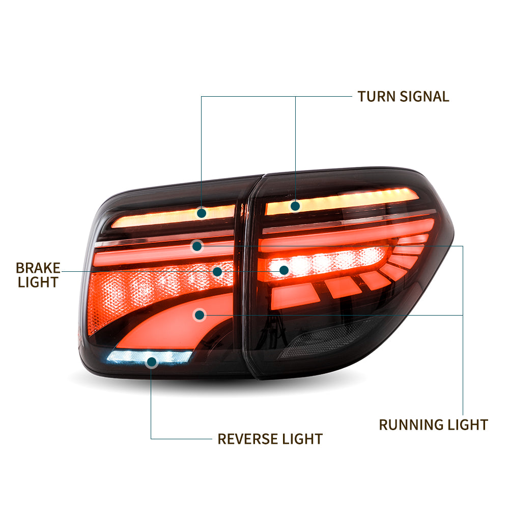 VLAND Carlamp bakljus för Nissan Patrol 2012-2019/Armada 2017-2020 - 5