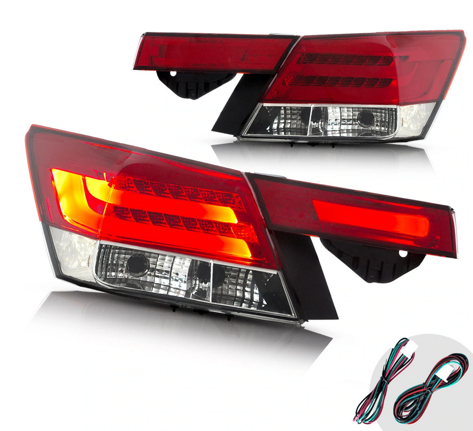 VLAND Carlamp 4PCS LED bakljus för Honda Accord Inspire 8th Gen Sedan 2008-2012(Not för Coupe) - 3