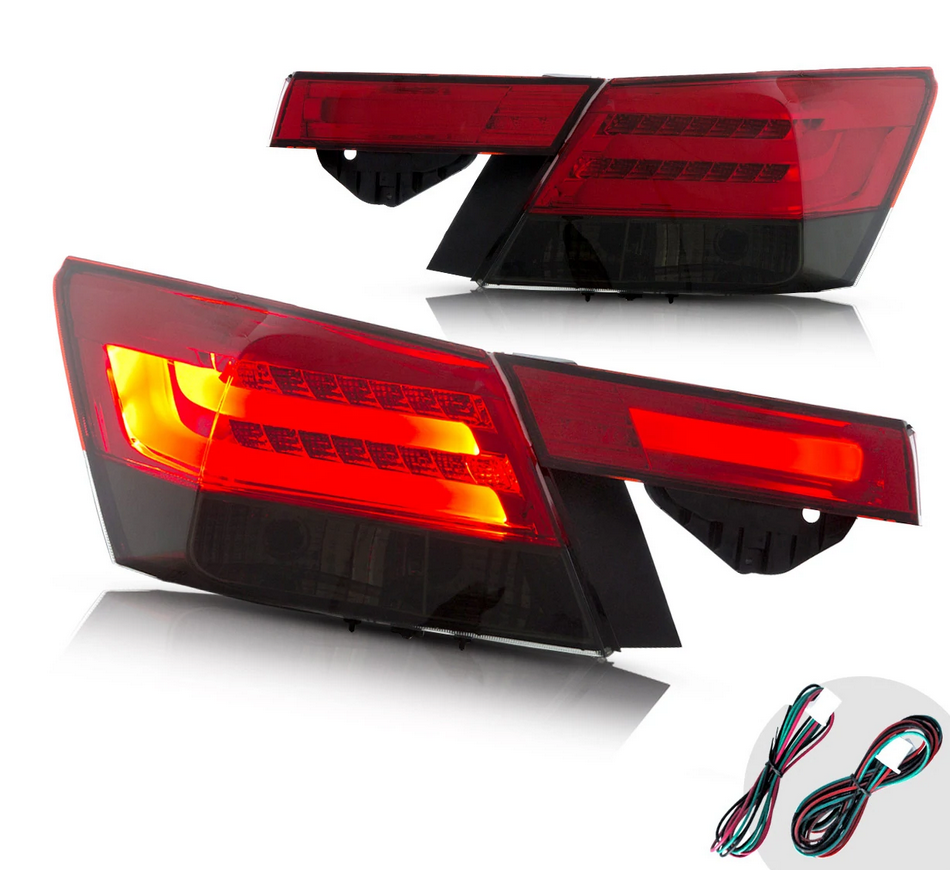 VLAND Carlamp 4PCS LED bakljus för Honda Accord Inspire 8th Gen Sedan 2008-2012(Not för Coupe) - 2
