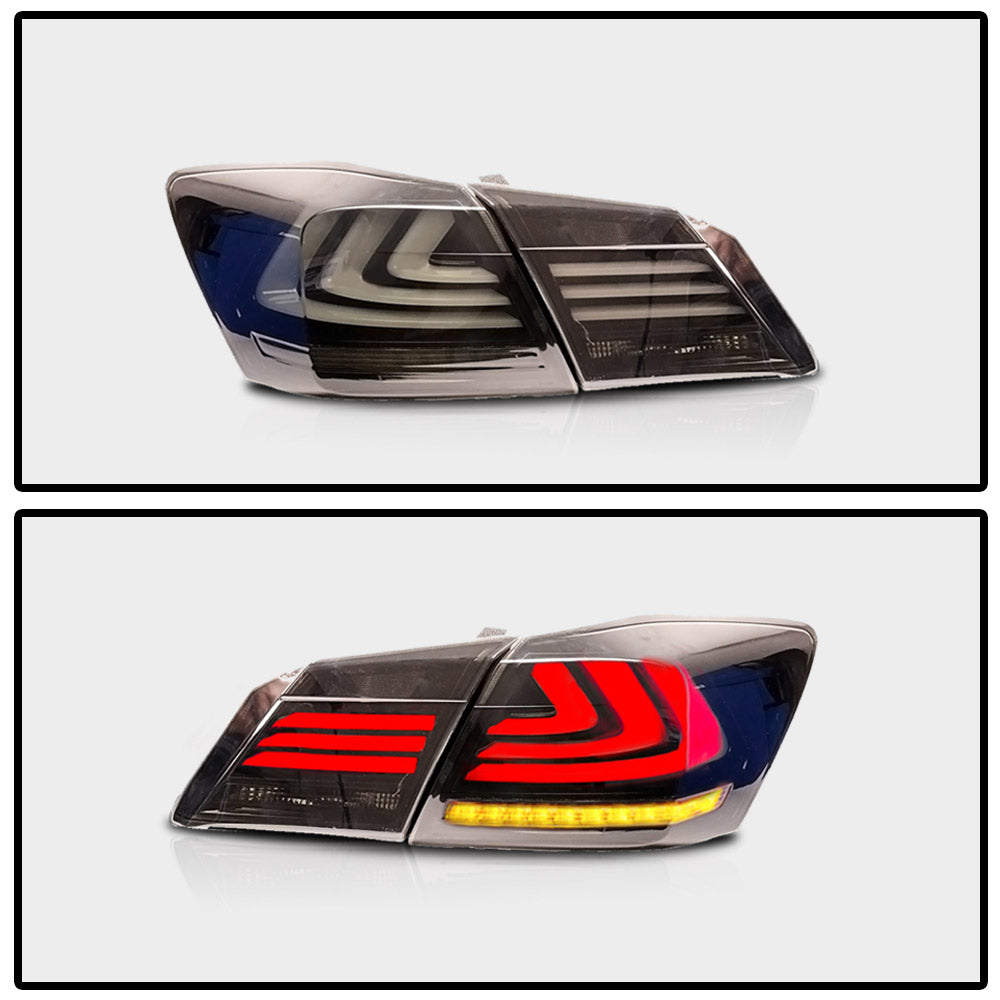 VLAND Full LED Sequential bakljus för Honda Accord 2013-2015 ABS PMMA GLASS Material - 4