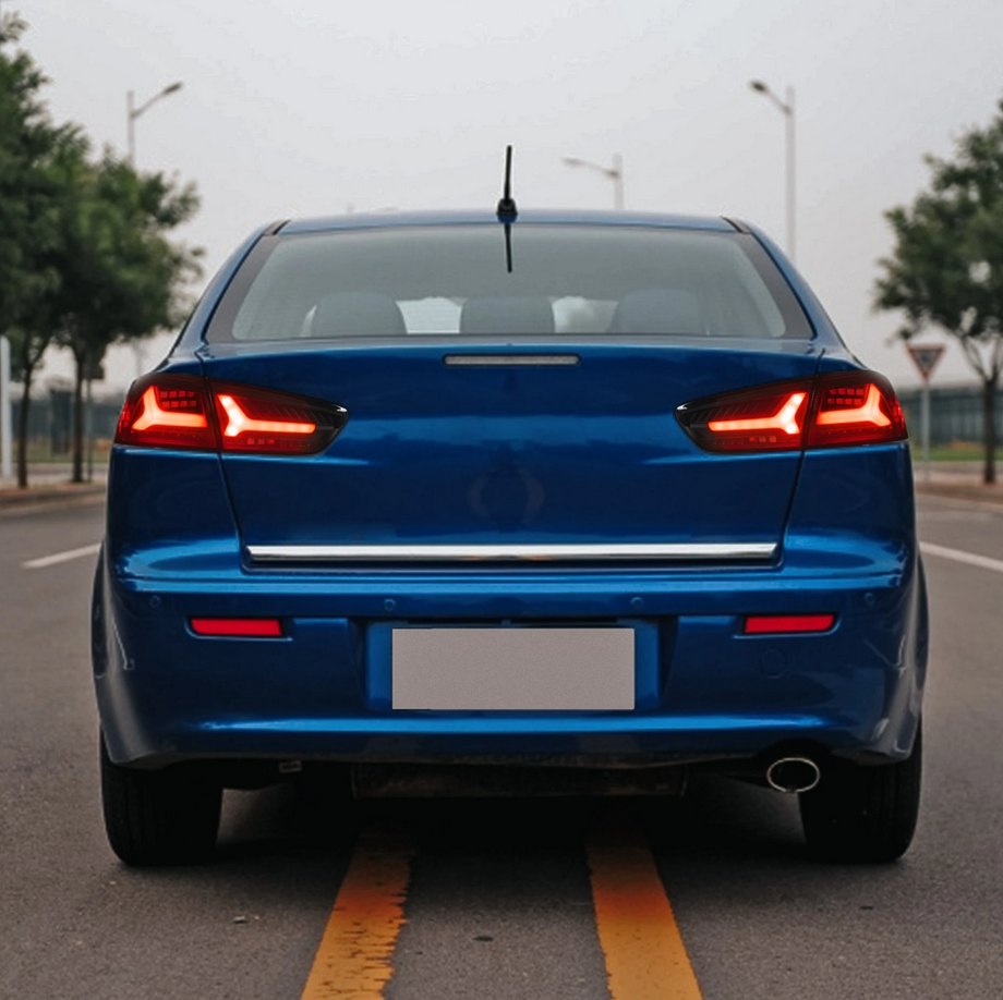 VLAND LED bakljus för Mitsubishi Lancer EVO X 2008-2018 med sekventiell blinkers - 8