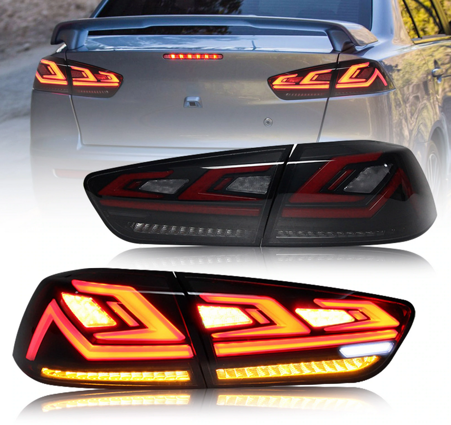 08-17 Mitsubishi Lancer & EVO X Vland III LED bakljus med Dynamic Welcome Lighting - 3