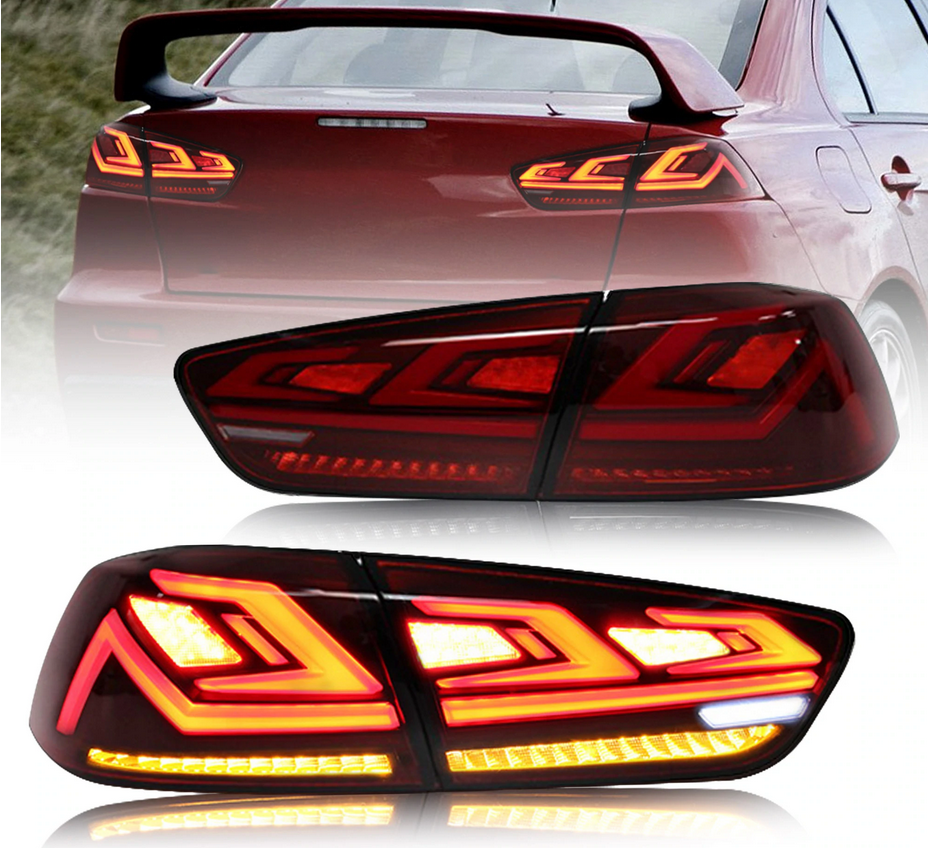 08-17 Mitsubishi Lancer & EVO X Vland III LED bakljus med Dynamic Welcome Lighting - 2