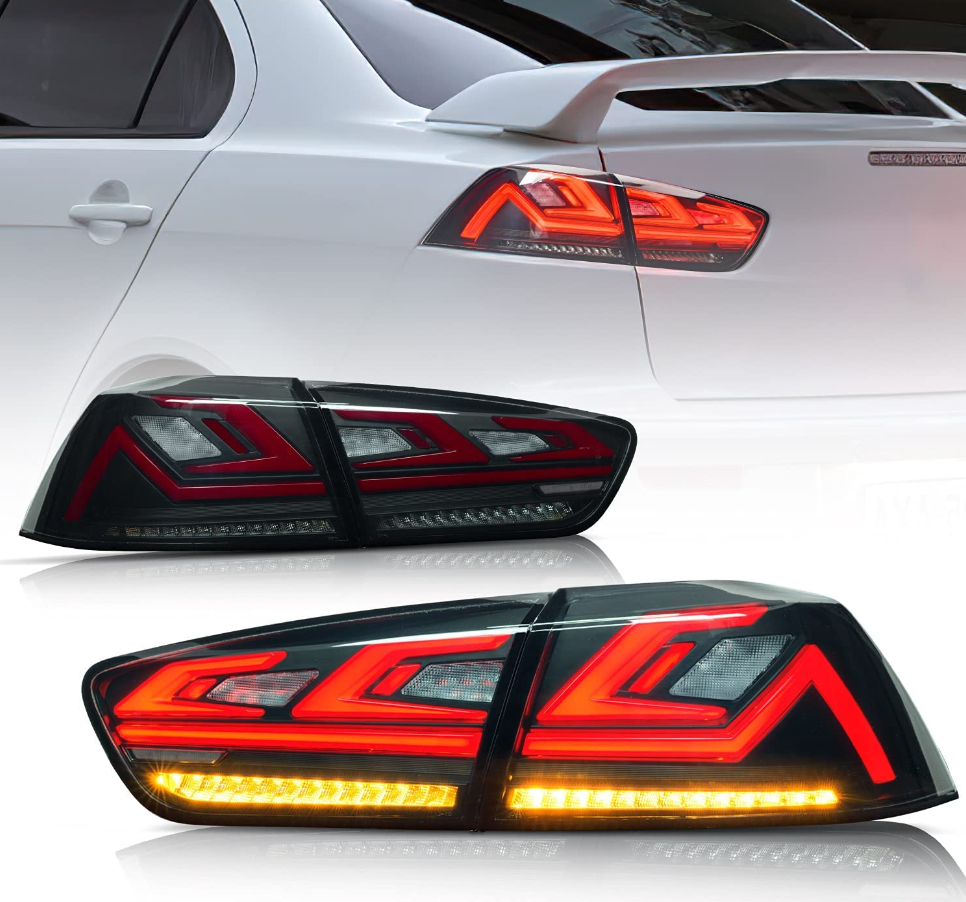 08-17 Mitsubishi Lancer & EVO X Vland III LED bakljus med Dynamic Welcome Lighting