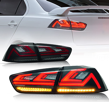 08-17 Mitsubishi Lancer & EVO X Vland III LED bakljus med Dynamic Welcome Lighting