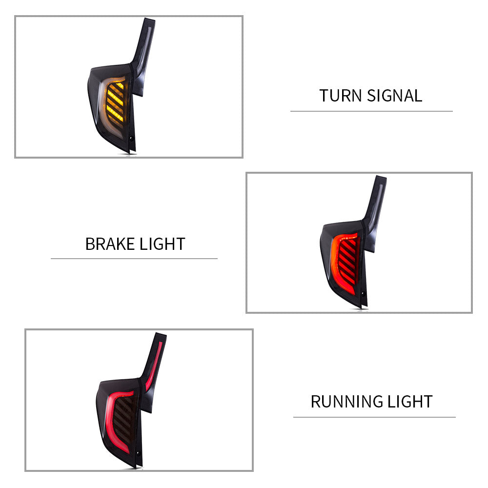 VLAND Full LED bakljus för Honda Fit / Jazz (GK5) 2014-2020 (Plug and Play. No Need Bulbs) - 7