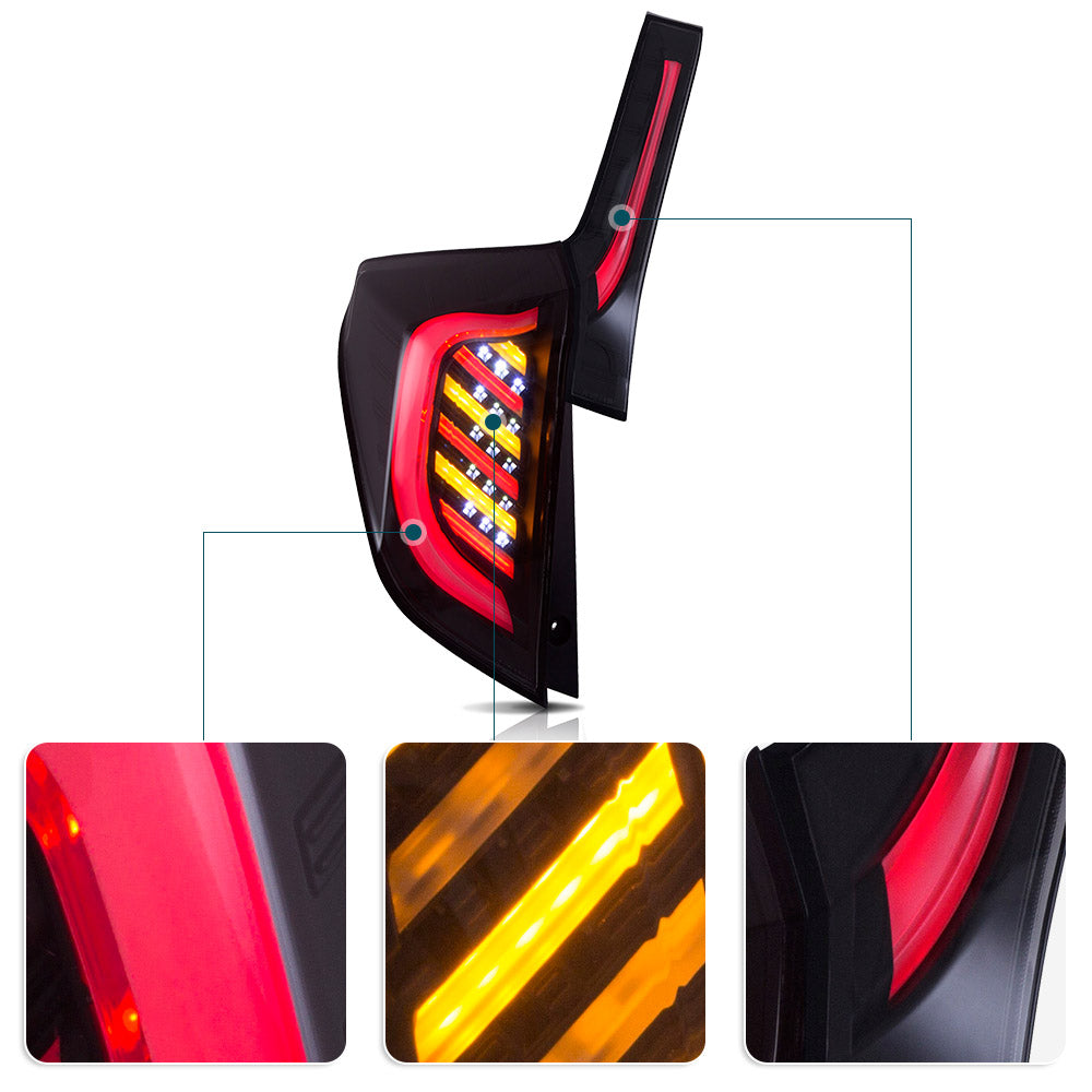 VLAND Full LED bakljus för Honda Fit / Jazz (GK5) 2014-2020 (Plug and Play. No Need Bulbs) - 8