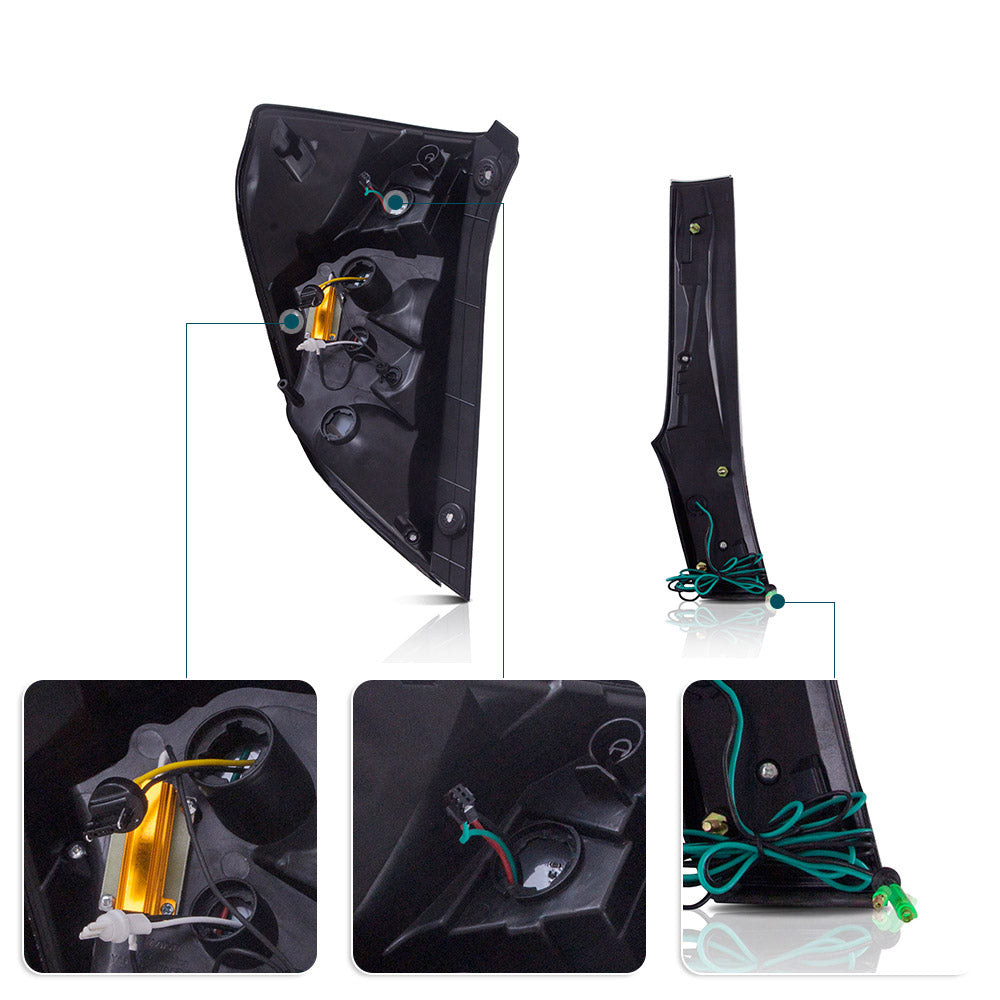 VLAND Full LED bakljus för Honda Fit / Jazz (GK5) 2014-2020 (Plug and Play. No Need Bulbs) - 9