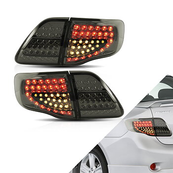 VLAND Carlamp bakljus för Toyota Corolla 2008-2011 ABS, PMMA, GLASS Material(Fit för American Models)