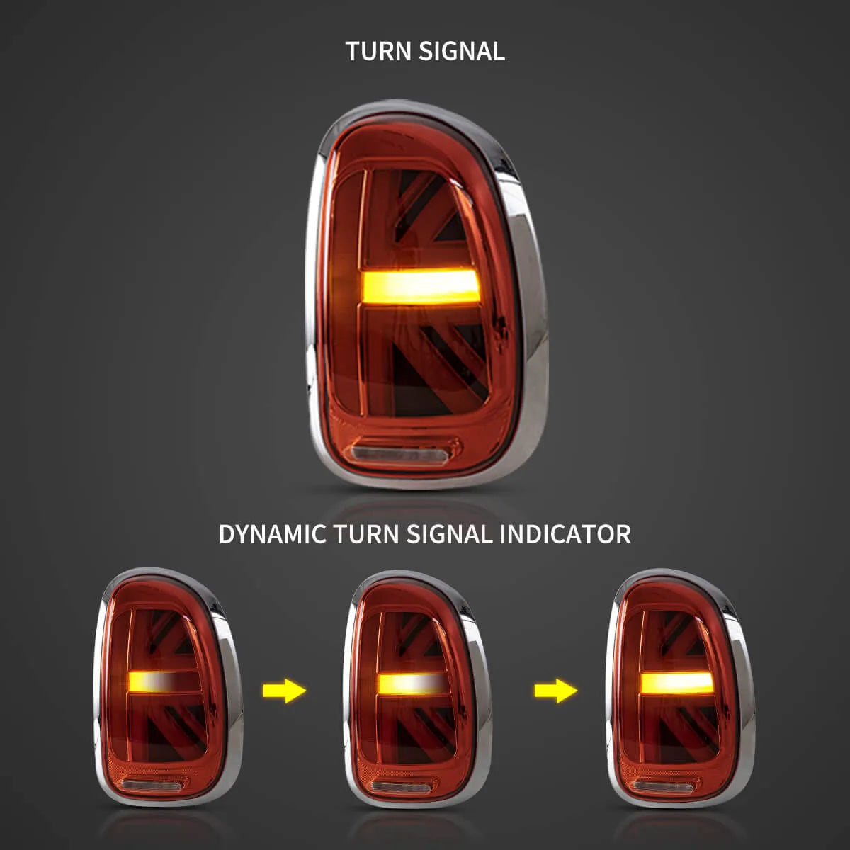 10-16 Mini Cooper Countryman R60 Vland LED bakljus med Dynamic Welcome Lighting [E-mark] - 7