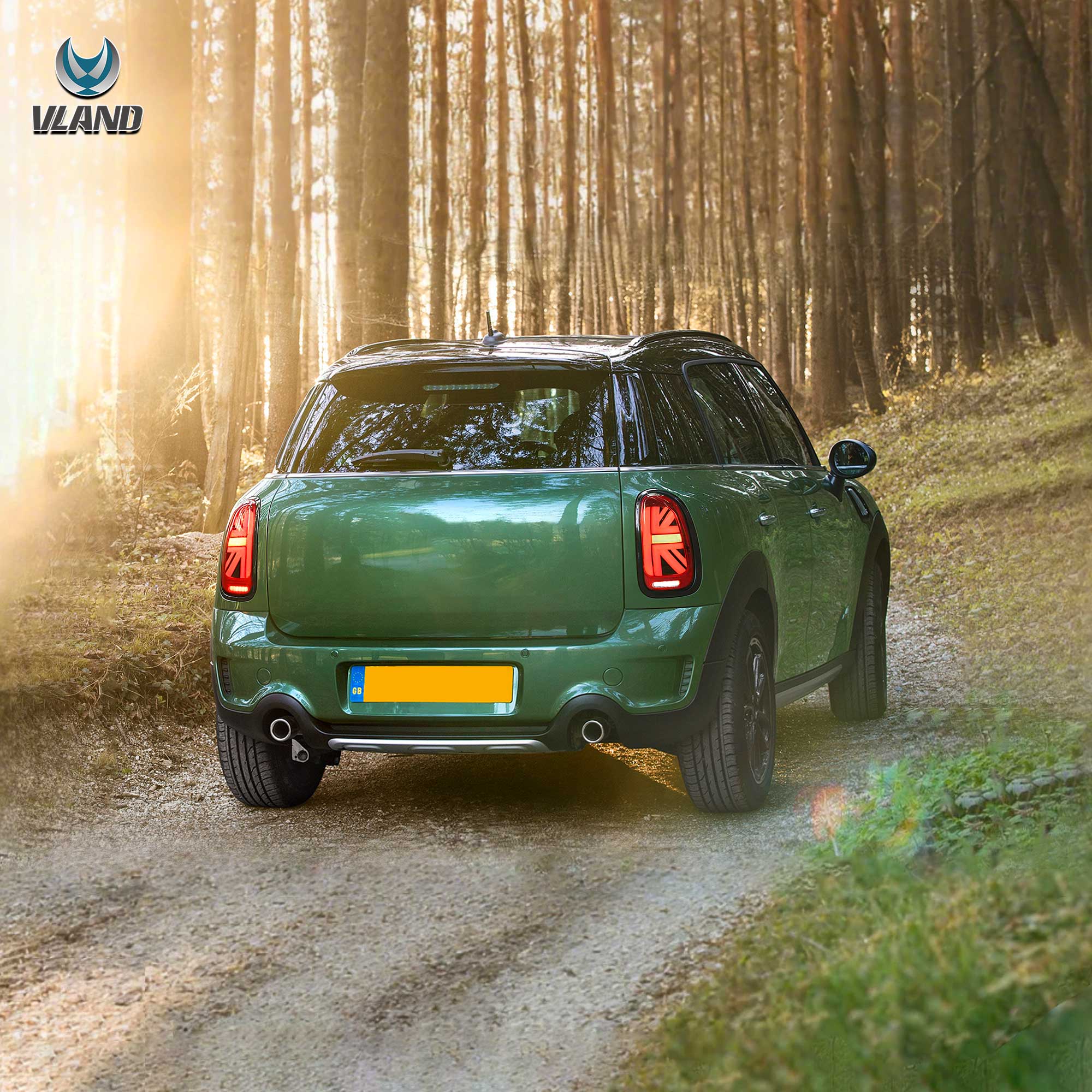 10-16 Mini Cooper Countryman R60 Vland LED bakljus med Dynamic Welcome Lighting [E-mark] - 9