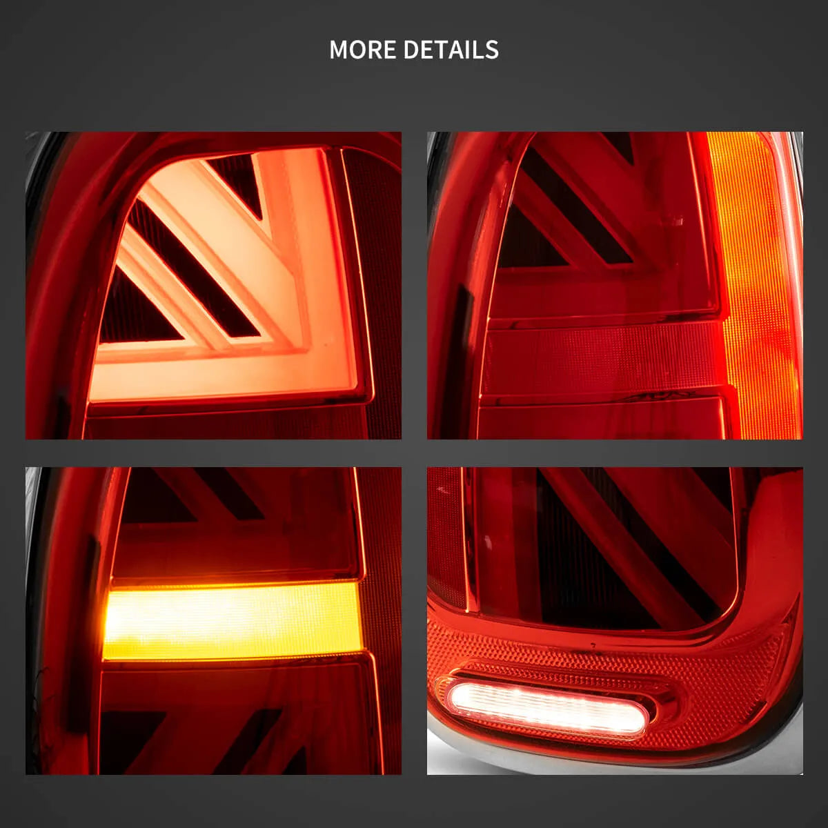 10-16 Mini Cooper Countryman R60 Vland LED bakljus med Dynamic Welcome Lighting [E-mark] - 12