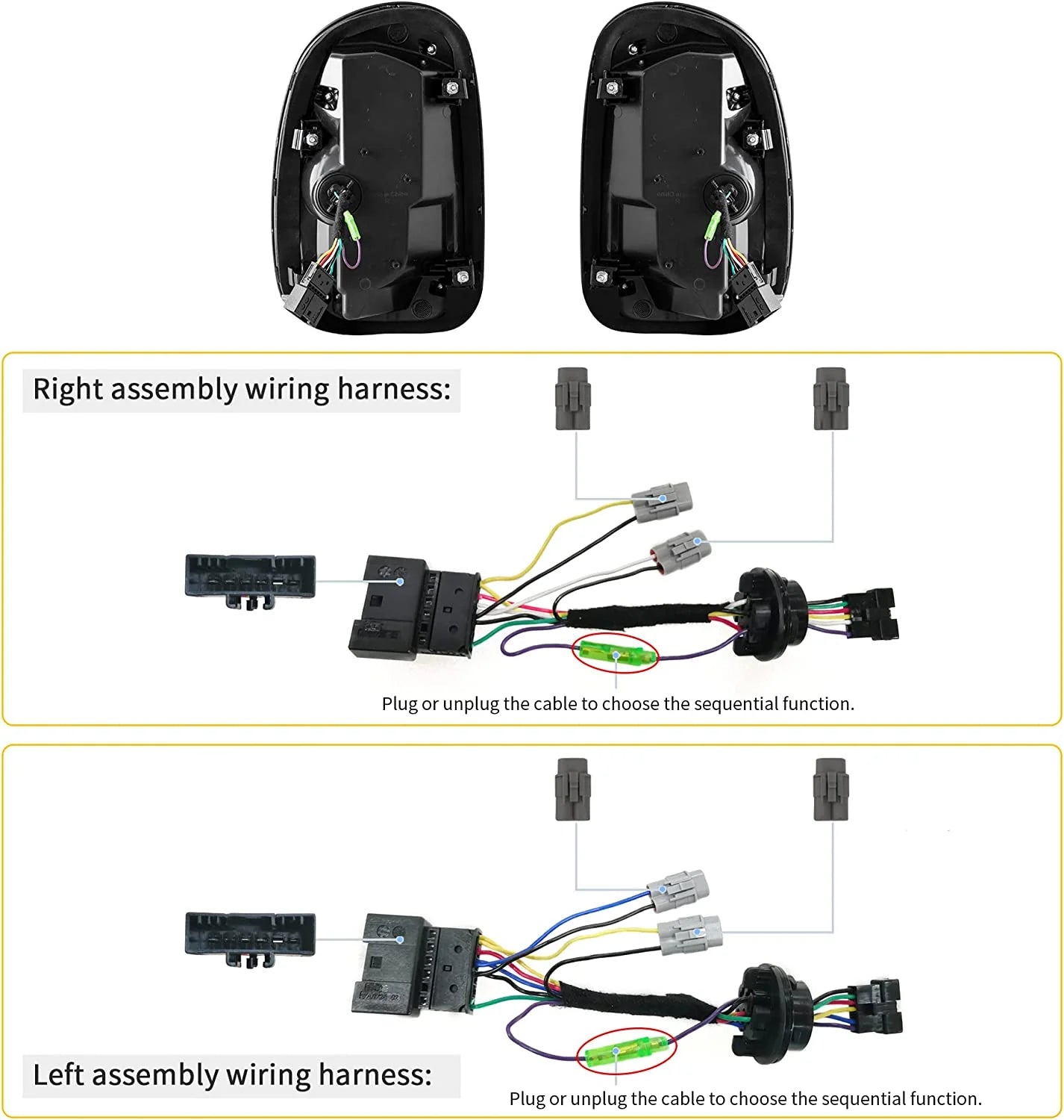 10-16 Mini Cooper Countryman R60 Vland LED bakljus med Dynamic Welcome Lighting [E-mark] - 10