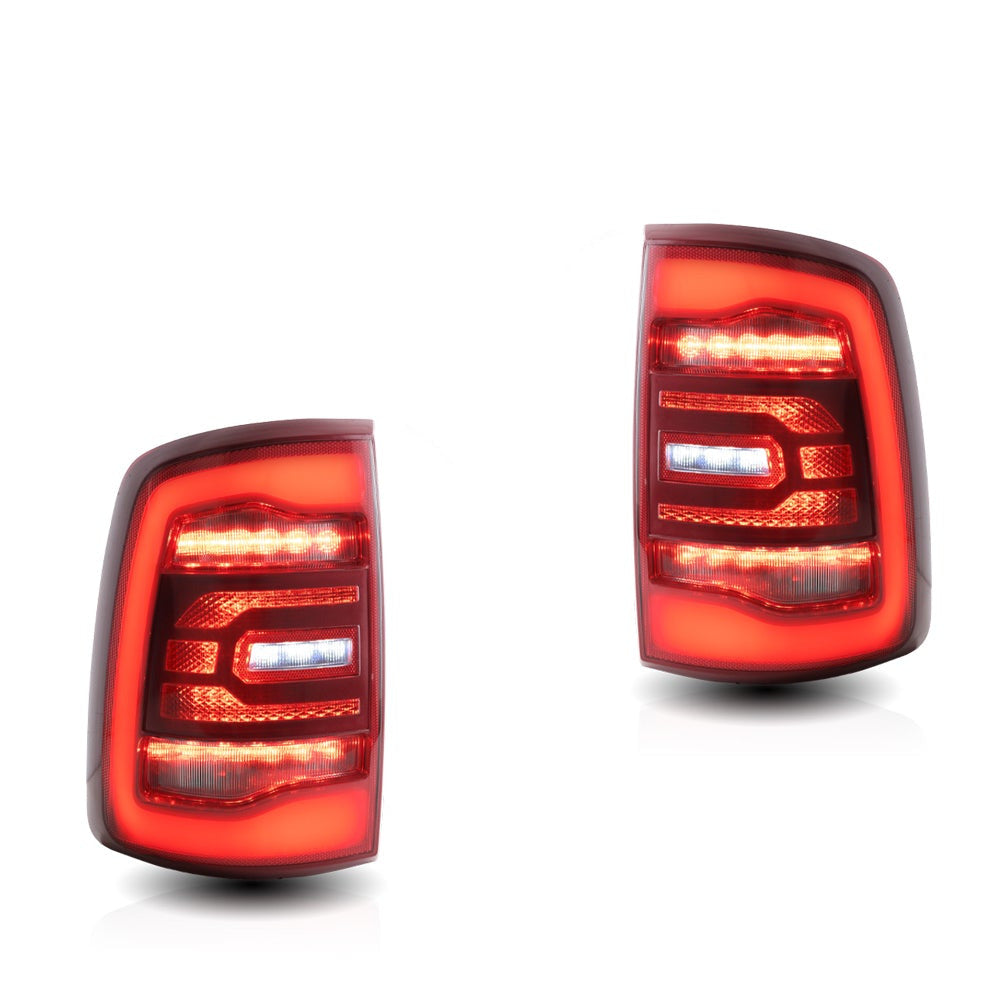 VLAND Full-LED bakljus för Dodge Ram 1500 2009-2018 (röd sekventiell blinkerss) - 3
