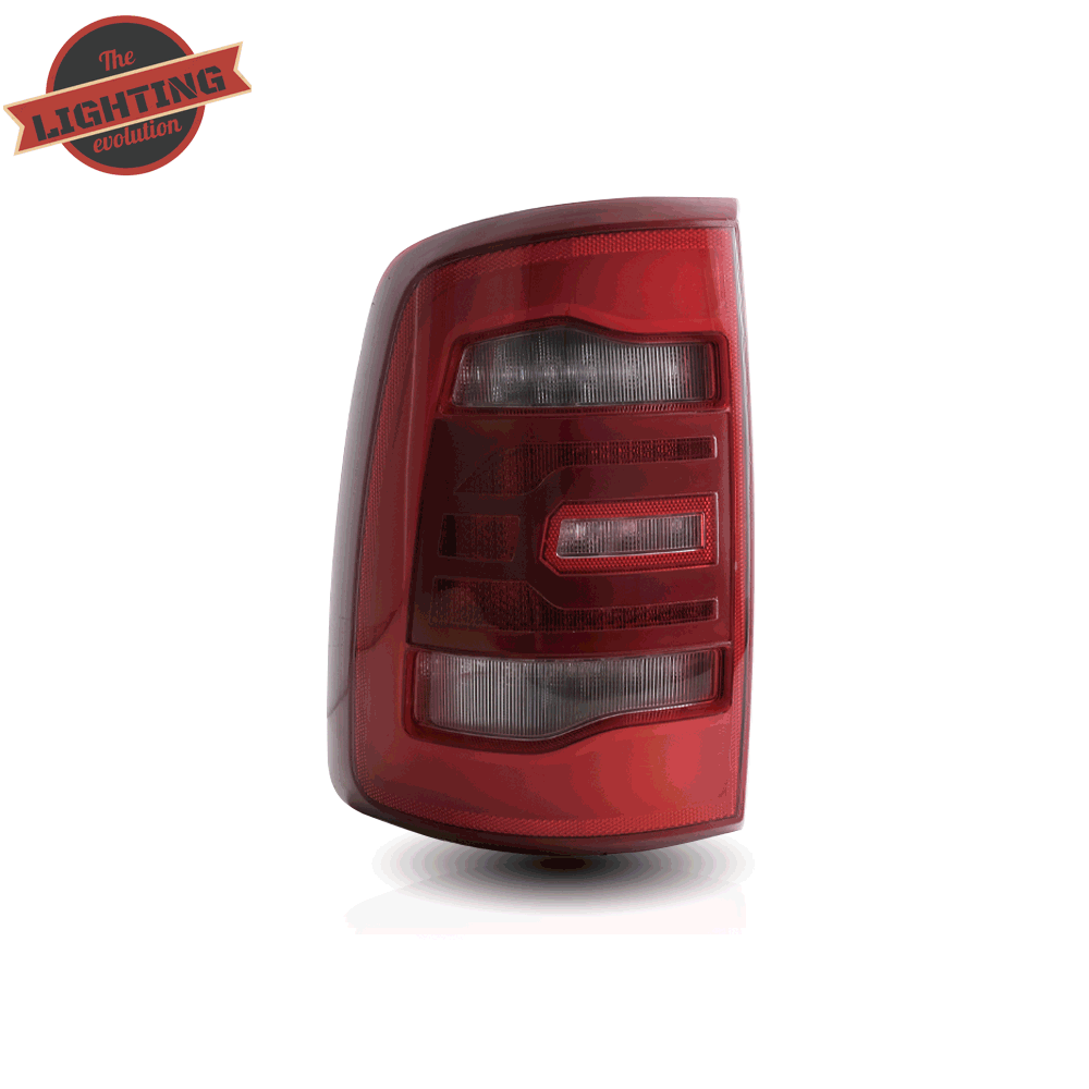 VLAND Full-LED bakljus för Dodge Ram 1500 2009-2018 (röd sekventiell blinkerss) - 10