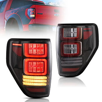 09-14 Ford F150 12th Gen (P415) Vland bakljus med Amber sekventiell blinkers