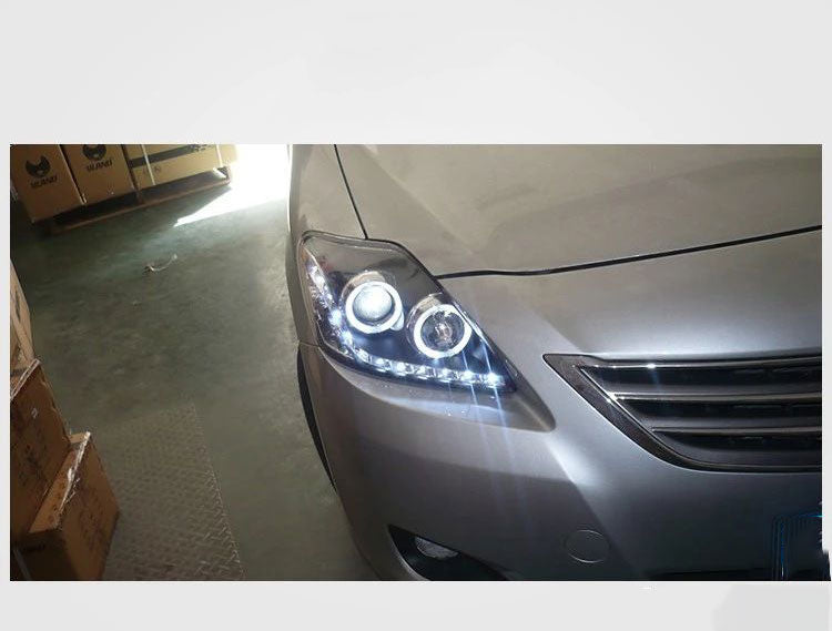 VLAND Carlamp Projector strålkastare för Toyota Vios 2008-2013 (Bulbs Not Included) - 5