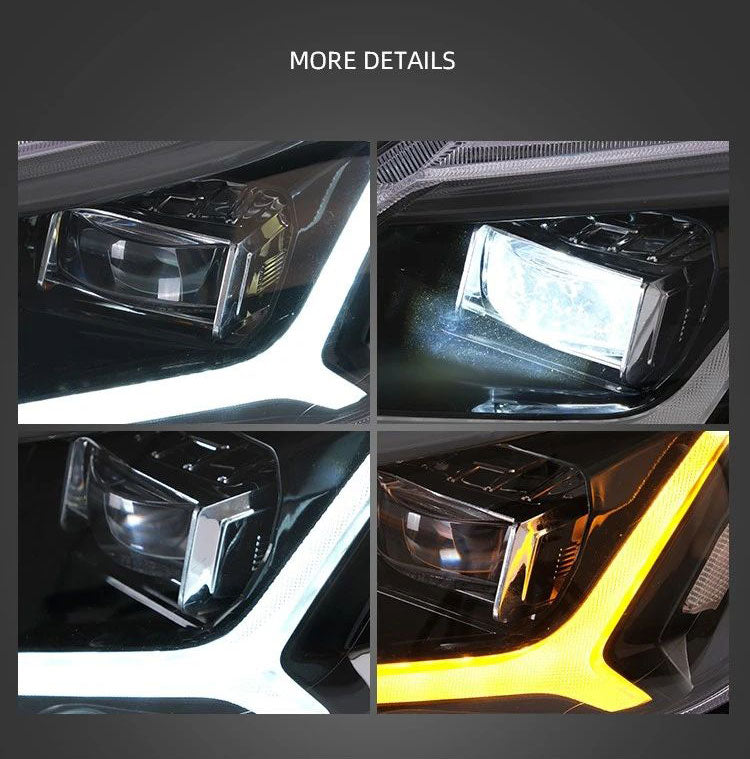 VLAND Carlamp LED strålkastare för Toyota Reiz Mark X 2010-2013 w/Sequential Indicator - 10