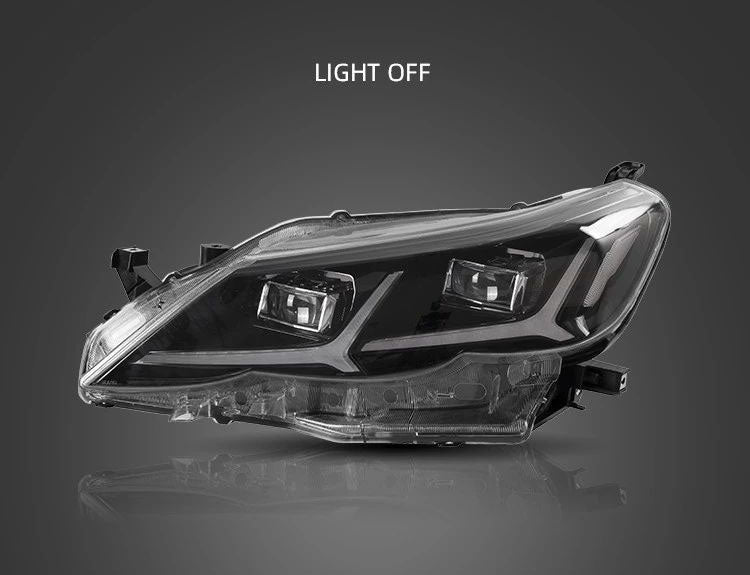 VLAND Carlamp LED strålkastare för Toyota Reiz Mark X 2010-2013 w/Sequential Indicator - 9