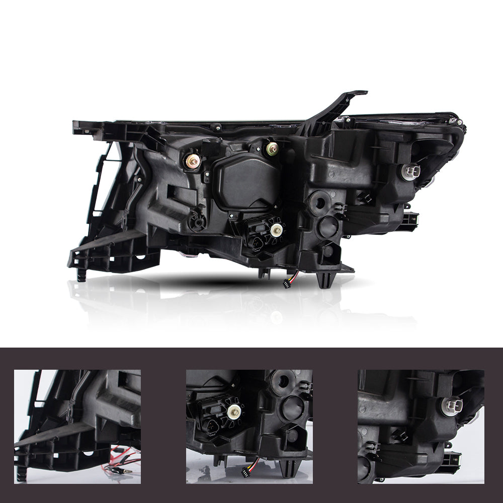 VLAND Carlamp LED Projector strålkastare för Toyota Land Crusier Prado 2016-2021 | Vland - 5