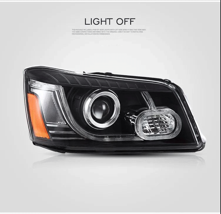 VLAND Carlamp LED Projector strålkastare för Toyota Highlander 2001-2007(Fit för US Models) - 2