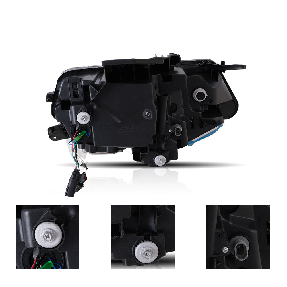 VLAND Carlamp Projector strålkastare för Chevrolet / Chevy Camaro LT SS RS ZL LS 2016-2018 - 10
