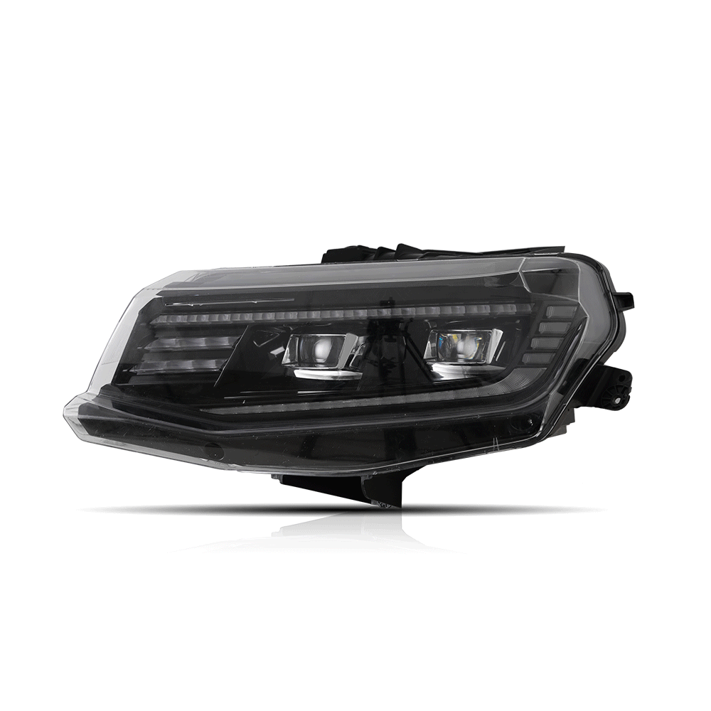 VLAND Carlamp Projector strålkastare för Chevrolet / Chevy Camaro LT SS RS ZL LS 2016-2018 - 9