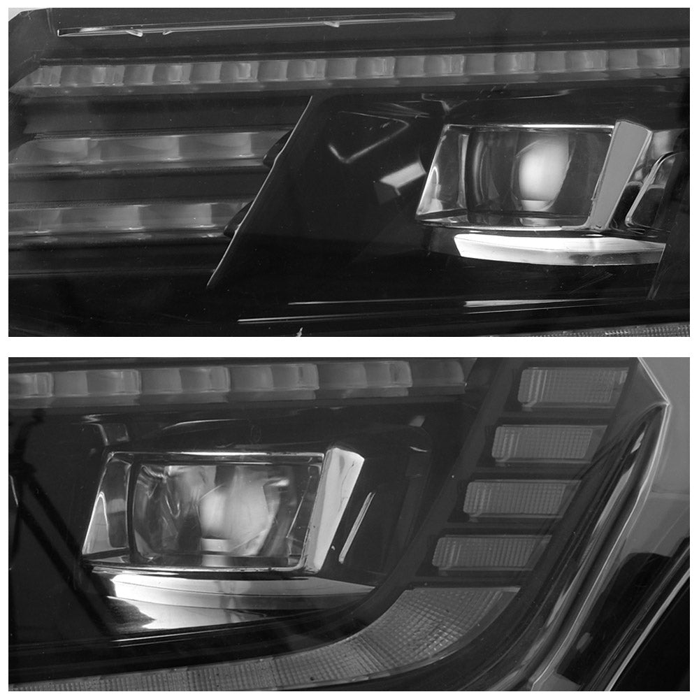 VLAND Carlamp Projector strålkastare för Chevrolet / Chevy Camaro LT SS RS ZL LS 2016-2018 - 5