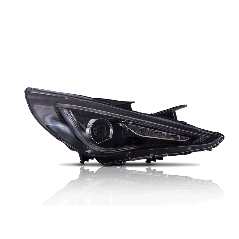 VLAND Carlamp Dual Beam Sequential strålkastare för Hyundai Sonata 2011-2014 Q5 (Bulbs Not Included) - 10