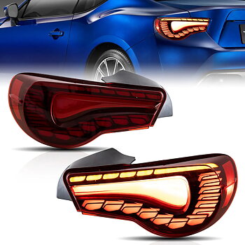 12-20 Toyota 86 GT86 FT86 13-20 Subaru BRZ 13-20 Scion FR-S Vland LED bakljus med sekventiell blinkers [Dragon Style]