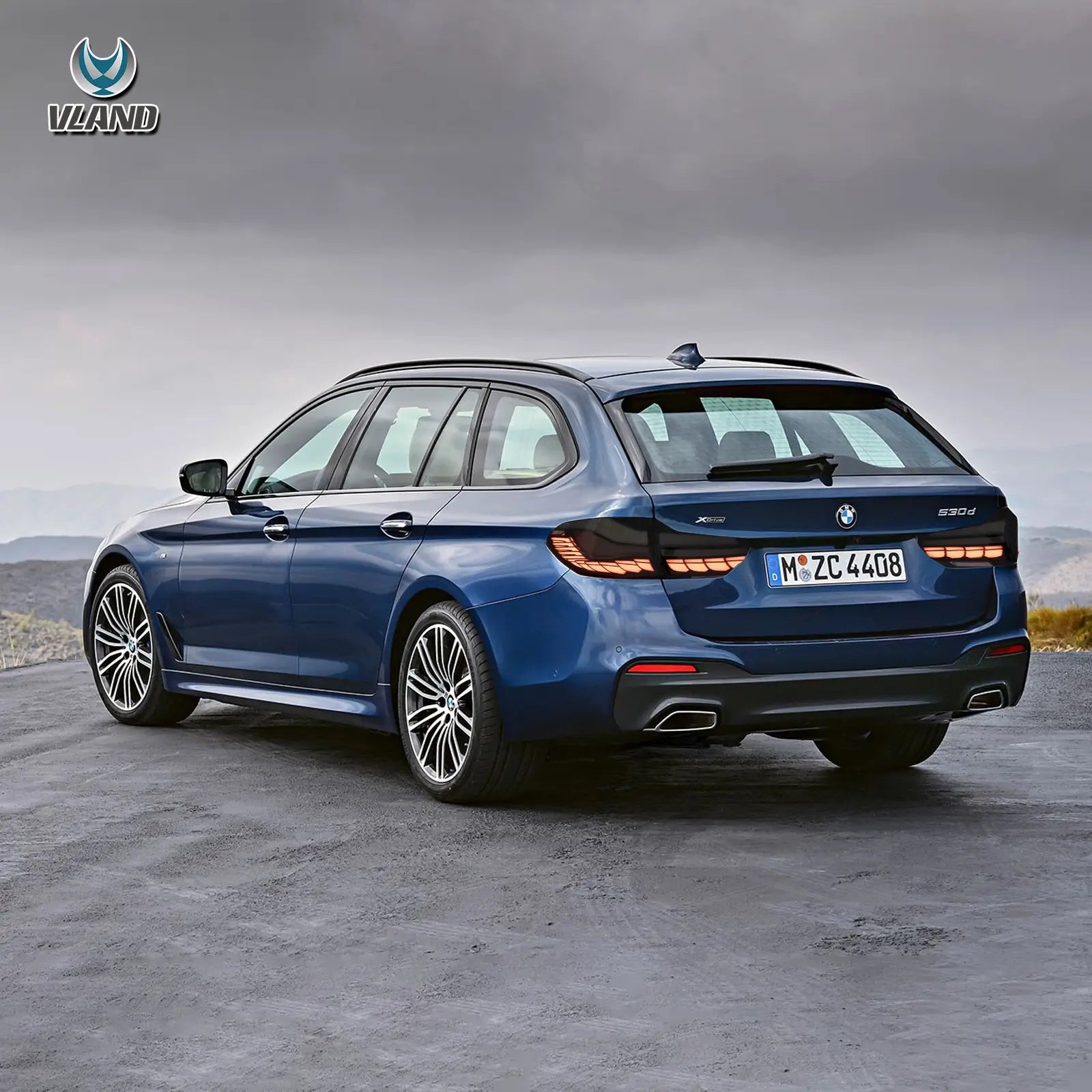 11-17 BMW 5 serie M5 sjätte generationen (F10 F18) VLAND OLED bakljus med dynamisk startanimation CS stil [E-märkt] - 10
