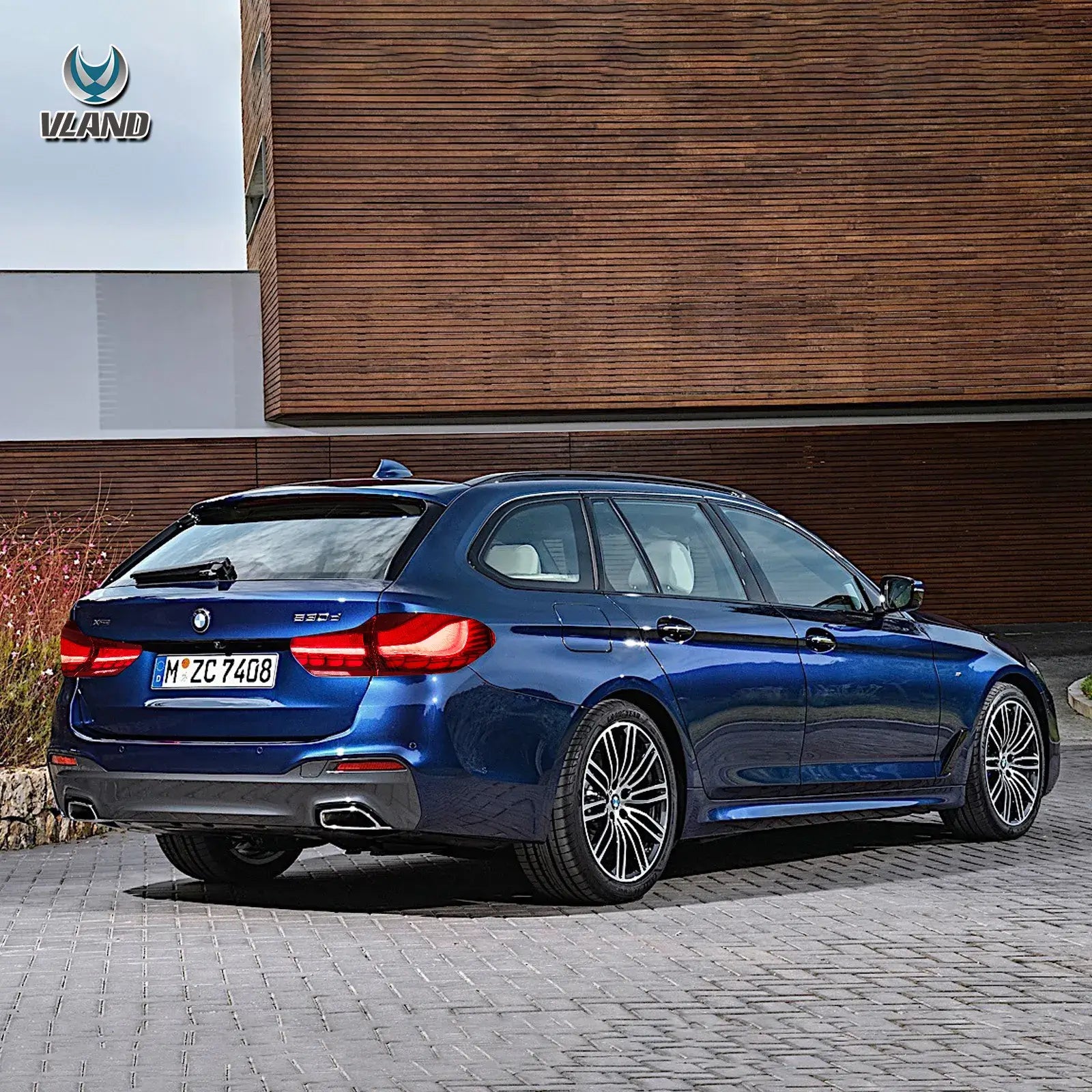 11-17 BMW 5 serie M5 sjätte generationen (F10 F18) VLAND OLED bakljus med dynamisk startanimation CS stil [E-märkt] - 9