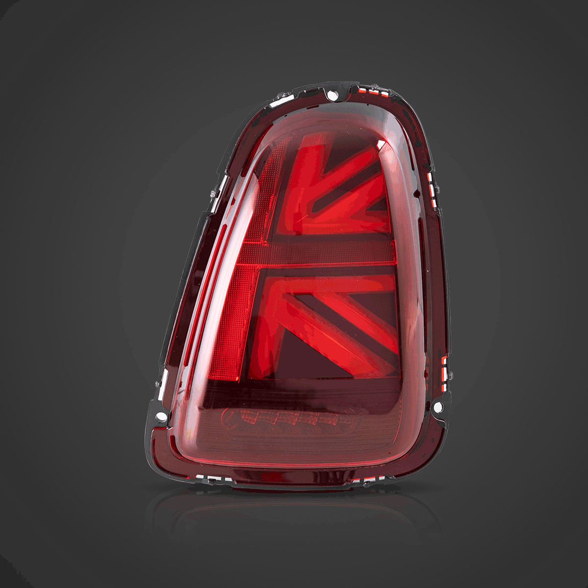 Mini Cooper R56 R57 R58 R59 2007-2013 Vland LED bakljus Union Jack [E-mark] - 4