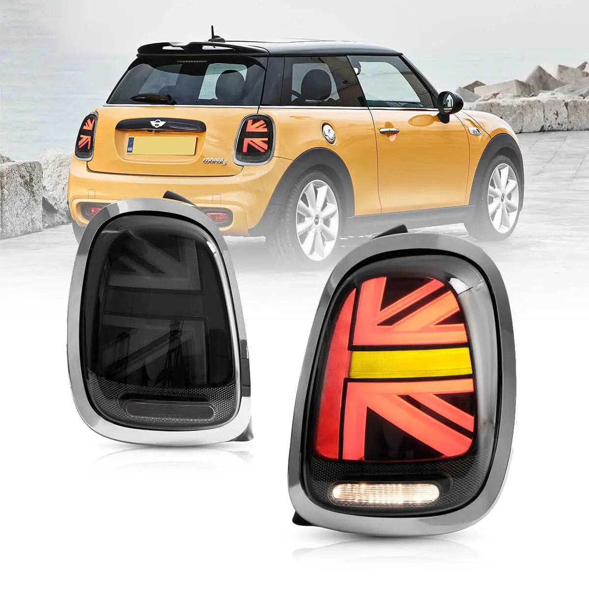 Mini Cooper F55 F56 F57 2014-2020 VLAND LED bakljus [E-mark] Plug and Play - 10