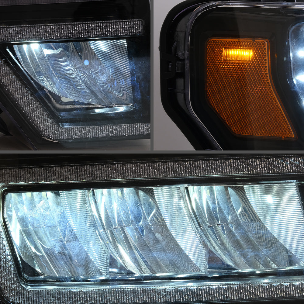 VLAND Carlamp Projector strålkastare Fit för Ford F150 2009-2014(Not Fit för F250/F350) - 9