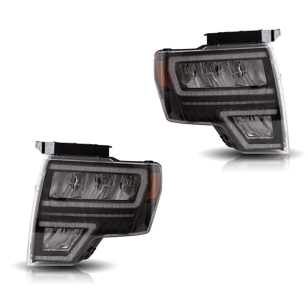 VLAND Carlamp Projector strålkastare Fit för Ford F150 2009-2014(Not Fit för F250/F350) - 3