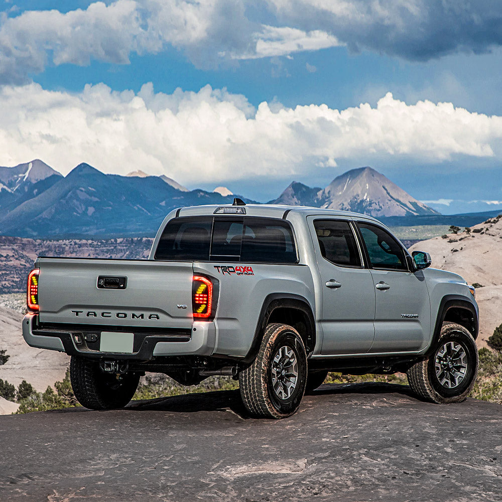 VLAND LED bakljus för Toyota Tacoma 2016-2023 med Amber sekventiell blinkerss - 7