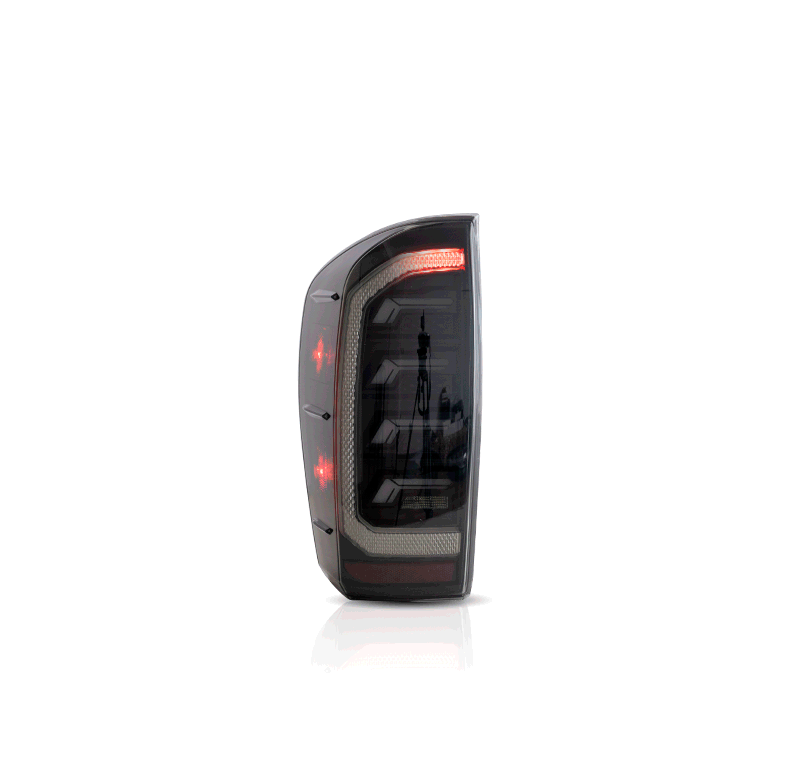 VLAND Carlamp LED Smoked bakljus för 2016-2022 Toyota Tacoma TRD Off Road, SR5, SR, TRD Pro, TRD Sport, Limited - 4