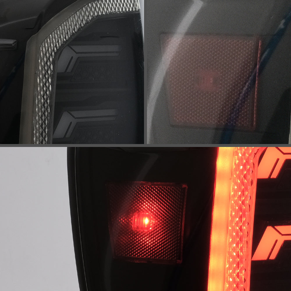 VLAND Carlamp LED Smoked bakljus för 2016-2022 Toyota Tacoma TRD Off Road, SR5, SR, TRD Pro, TRD Sport, Limited - 10