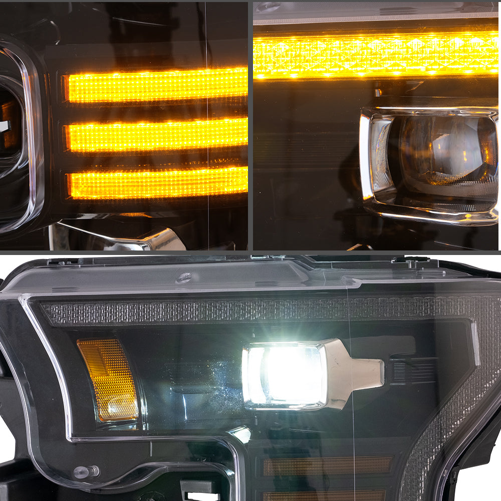 VLAND Carlamp LED strålkastare för Ford F150 2015-2017 - 10