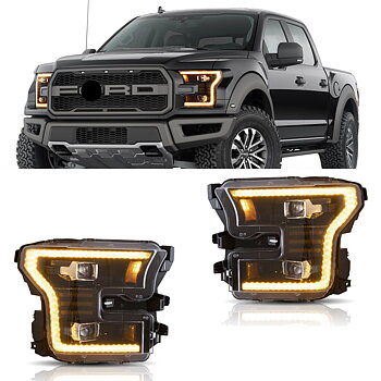 VLAND Carlamp LED strålkastare för Ford F150 2015-2017