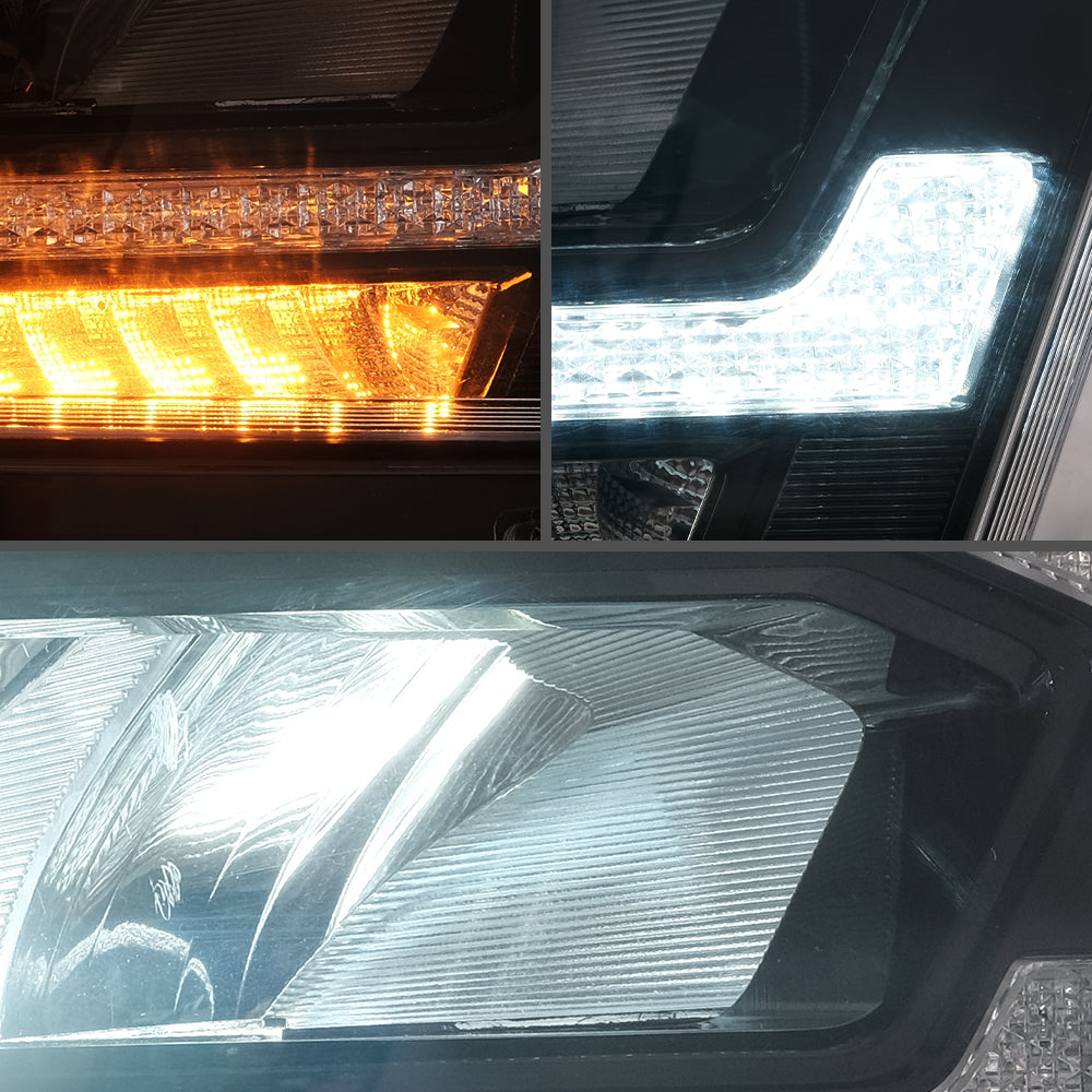 19-24 Dodge Ram 1500 femte generationen (DT) VLAND LED reflektorutförande strålkastare [E-märkt] - 10