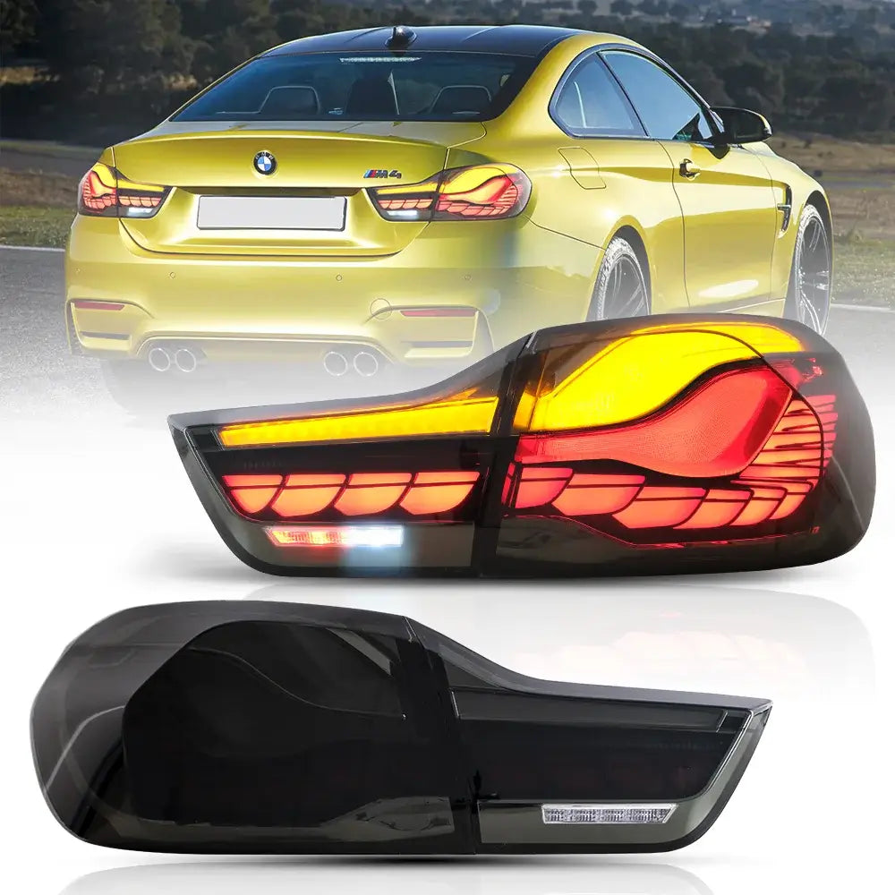 14-20 BMW 4 serie F32 F33 F36 / M4 F82 F83 VLAND LED bakljus med GTS stil [E-märkt] - 5