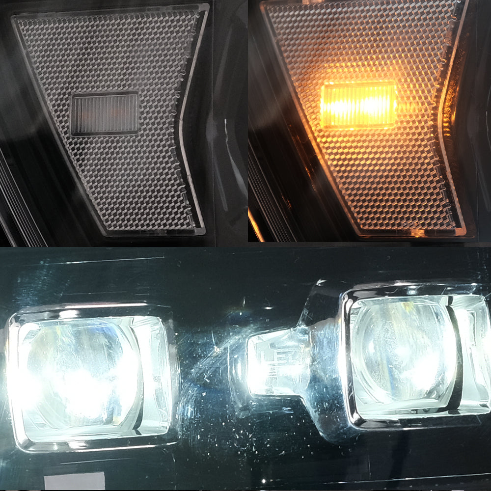 VLAND LED Matrix projektor strålkastare för Dodge RAM 1500 2019-2024 - 10