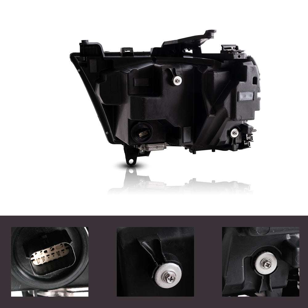 VLAND LED Matrix projektor strålkastare för Dodge RAM 1500 2019-2024 - 7
